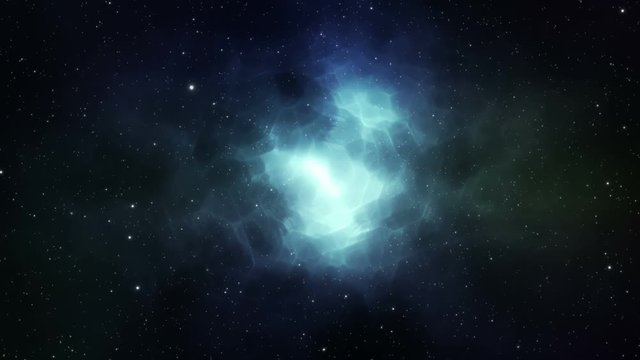 Outer space background loop animation