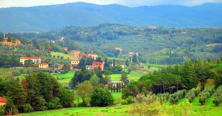 Arezzo Countryside in Italy