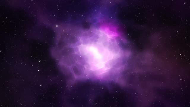 Outer space background loop animation