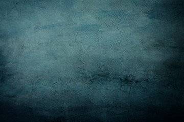 Obraz na płótnie Canvas dark blue canvas painting draft detail, background or texture