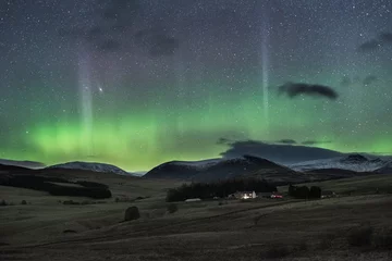 Zelfklevend Fotobehang Northern Lights Scotland © Oliver Taylor