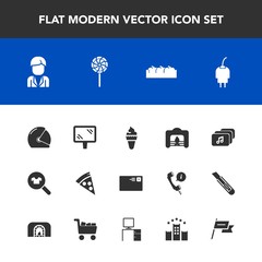 Modern, simple vector icon set with cream, biker, sign, ice, road, female, cable, healthy, food, energy, home, technology, warm, letter, communication, lunch, helmet, man, pizza, internet, apple icons