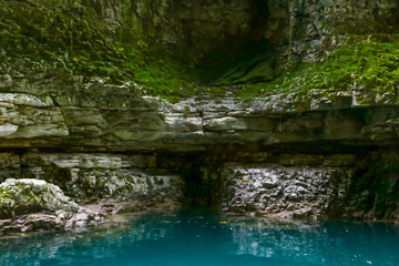 Martvili canyon in Georgia