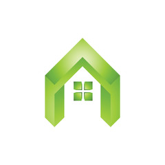 3d house logo