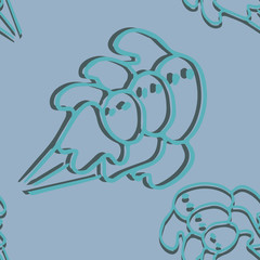 Balls seamless pettern