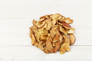 dried fruits are scattered on the table