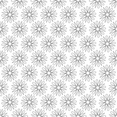 Abstract vintage seamless background with mandala ornaments.