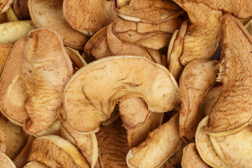 dried fruits are scattered as a background