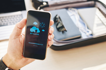 Archive with documents in your phone