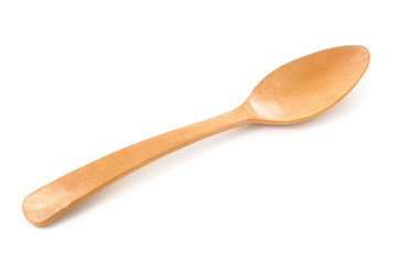Wooden Spoon isolated on a white background