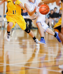 バスケットボールの試合