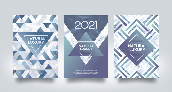 Marble Abstract Background Book Cover Design Template