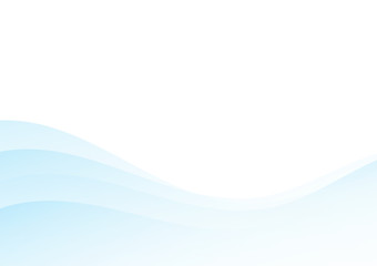 Blue wave curve abstract background vector illustration