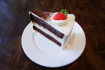 Almond chocolate cake sweet desert