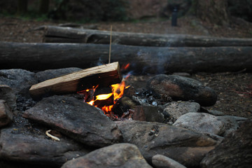 Campfire at a distance