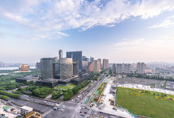 Fototapeta na wymiar panoramic cityskyline