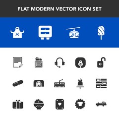 Modern, simple vector icon set with security, sign, train, edit, pill, cooking, modern, fruit, sky, rail, warm, shipping, oven, text, food, document, fashion, home, blue, christmas, medicine icons