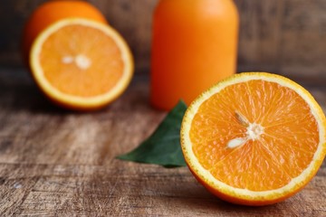 Healthy fresh orange juice