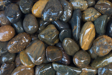 Background of river rocks from nature.