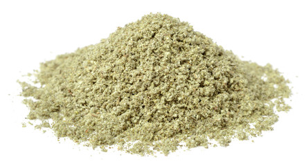 dried salvia isolated on white