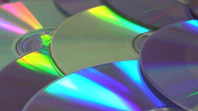 CDs close up