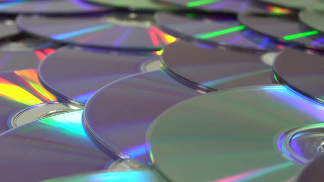 CDs close up