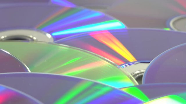 CDs close up