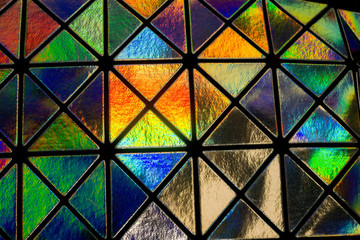 Holographic triangular background