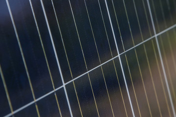 Solar panel background close up