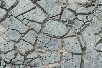 Obraz premium cracked clay,soil texture