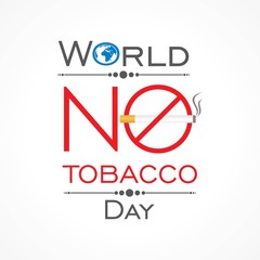 Vector Illustration Of World No Tobacco Day