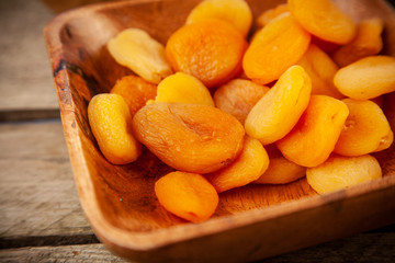 A mix of dried fruit