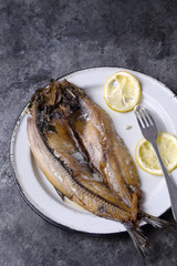 rustic smoked english kippers