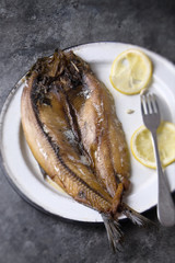 rustic smoked english kippers