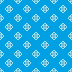 Chip pattern vector seamless blue