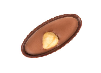 Chocolate candy with nuts