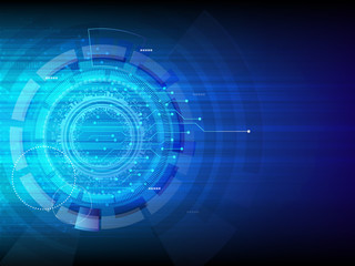 Vector abstract technology background.