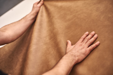 Quality control of leather goods and measurement