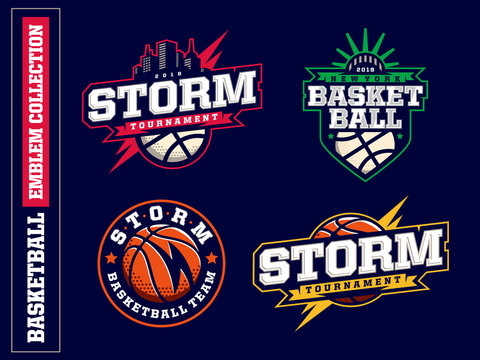 Free printable, customizable basketball logo templates