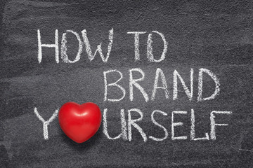 to brand yourself heart