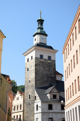 Fototapeta na wymiar Schwarzer Turm in Loket, Tschechien