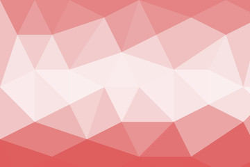 Red abstract polygonal pattern. Low poly background