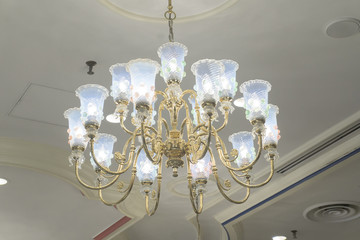 elegant crystal chandelier