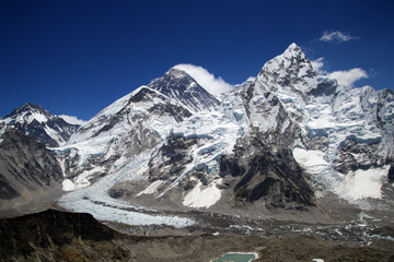 Fototapeta na wymiar Khumbu Eisbruch