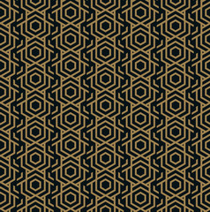 Vector seamless pattern. Modern stylish texture. Geometric strip