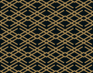 Vector seamless pattern. Modern stylish texture. Geometric strip