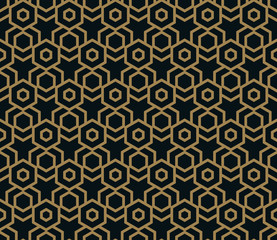 Vector seamless pattern. Modern stylish texture. Geometric strip