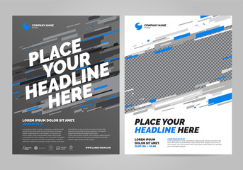 Brochure Layout template design. Can be adapt to Annual Report, Poster, Flyer, Banner.