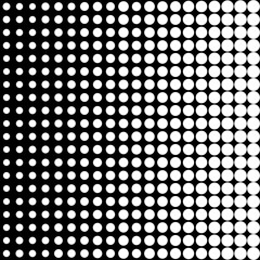 Simple black and white monochromatic halftone texture.