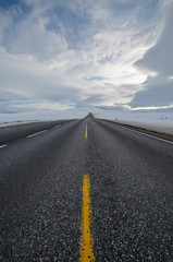 Naklejka premium Road to Nordkapp, Norway